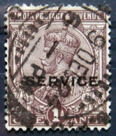 BRITISH INDIA 1922 1a King George V SERVICE Used - 1911-35 King George V