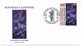 NOUVELLE CALEDONIE => FDC => Peintres Du Pacifique - 1990 - FDC