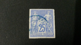 Colonie Française  N° 35 Avec Oblitération Cachet à Date Bleu  TTB - Sage