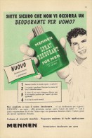 # MENNEN SHAVE LOTION,  ITALY 1950s Advert Pubblicità Publicitè Reklame Lozione Barba Rasage Afeitar Rasierwasser - Sin Clasificación