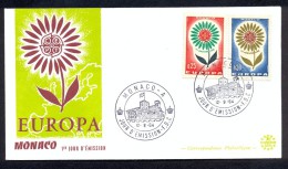 Monaco 1964 - FDC - Europa - Brieven En Documenten