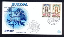 Monaco 1963 - FDC - Europa - Brieven En Documenten