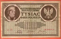 POLOGNE - 1.000 Marek Du 17 05 1919 - Pick 22 - Pologne