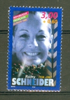 VARIÉTÉS FRANCE  1998 N° 3187   ROMY SCHNEIDER  CINEMA OBLITÉRÉ YVERT TELLIER 1.60 € - Used Stamps