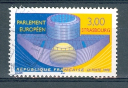 VARIÉTÉS FRANCE 1998 N° 3206  PARLEMENT EUROPÉEN  OBLITÉRÉ  YVERT TELLIER 0.50 € - Used Stamps