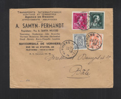 Brief Taxe Reduite Verviers 1946 (10) - Storia Postale