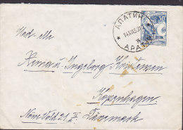 Yugoslawia Deluxe APATIN 1953 Cover Brief To Denmark - Lettres & Documents