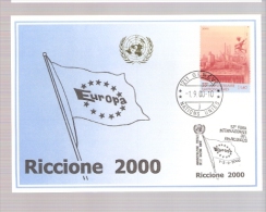 55th Anniverary Type, EUROPA RICCIONE 2000 - Briefe U. Dokumente