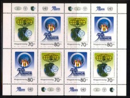 HUNGARY 2001 EVENTS 50 Years Of UNHCR ORGANIZATION - Fine Sheet MNH - Unused Stamps