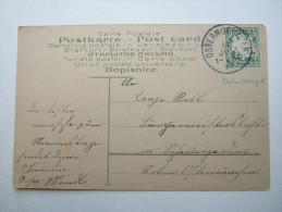 1909, OSTERMÜHLEN   , Klarer Stempel Auf Karte - Storia Postale