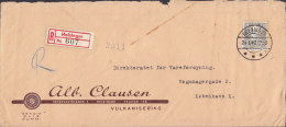 Denmark ALB. CLAUSEN (Vulkanisering Benzin Olie Gummi) Registered Einschreiben HELSINGØR Label 1947 Cover Brief - Lettres & Documents