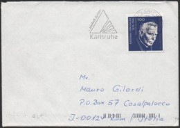 GERMANY 1996 - MAILED ENVELOPE - KARLSRUHE - JUST GREAT - STAMP: RELIGION / KARDINAL VON GALEN - Otros & Sin Clasificación