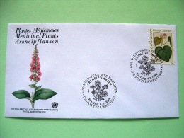 United Nations - Vienna 1990 FDC Cover - Medicinal Plants - Covers & Documents