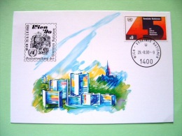 United Nations - Vienna 1990 Special Wien 90 Cancel On Postcard - U.N. 45 Anniv. - Covers & Documents