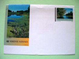 United Nations - Vienna 1998 Pre Paid Cover - River - Briefe U. Dokumente
