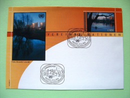 United Nations - Vienna 2002 FDC Pre Paid Cover - River - Brieven En Documenten