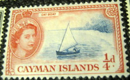 Cayman Islands 1953 Queen Elizabeth II Cat Boat 0.25d - Mint - Kaaiman Eilanden