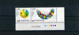 - TAIWAN . 2010... PAIRE NEUVE BORD DE FEUILLE 2011 . - Unused Stamps