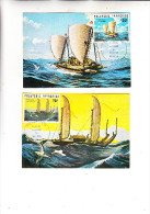 FRANZÖSISCH POLYNESIEN, 1976, Michel 224 - 227, Maximum-Karten - Maximumkarten