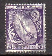 Ireland 1922 5d Definitive, Wmk. SE, Good Used - Gebruikt