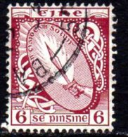 Ireland 1940 6d Definitive, E Wmk., Fine Used - Gebruikt