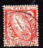 Ireland 1940 8d Definitive, E Wmk., Fine Used - Gebruikt