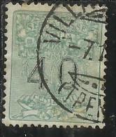 ITALY KINGDOM ITALIA REGNO 1924 SEGNATASSE TAXES TASSE DUE PER VAGLIA CENT. 40 USATO USED - Tax On Money Orders