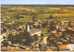 CP  79  CHEF -BOUTONNE  3.99.00.3465  Vue  Générale  Aérienne  - L'église  Et  Les  Remparts - Chef Boutonne