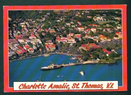 VIRGIN ISLANDS (US)  -  Charlotte Amalie  Used Postcard  Mailed To The UK As Scans - Amerikaanse Maagdeneilanden