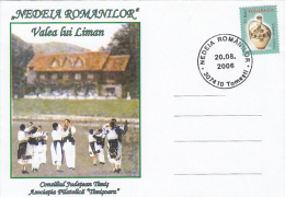 1416- VALEA LUI LIMAN, FOLKLORE FESTIVAL, SPECIAL COVER, 2006, ROMANIA - Covers & Documents