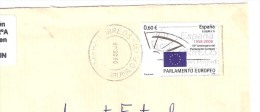 Lettre / Carta De Pamplona, Espana Avec Timbre Parlamento Europeo / Parlement Européen 1958-2008, Drapeau ;TB - Europese Instellingen