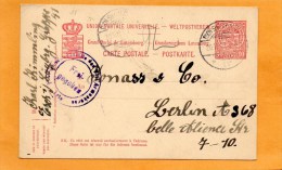 Luxembourg 1917 Card Mailed Censored - Ganzsachen