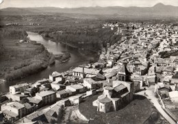 PONT-DU-CHATEAU VUE AERIENNE SUR L'EGLISE SAINTE-MARTINE ET L'ALLIER - Pont Du Chateau