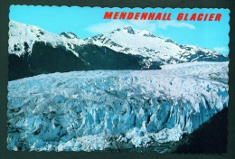USA  -  Alaska  Mendenhall Glacier  Used Postcard Mailed To The UK As Scans - Juneau