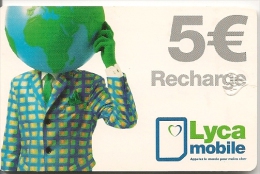 CARTE-PREPAYEE-GSM-LYCA MOBILE-5€-01/12/2022-TBE - Mobicartes (GSM/SIM)