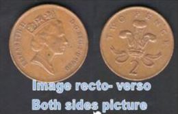 Pièce De Monnaie Coin Moeda Two Pence Grande Bretagne UK 1990 - 2 Pence & 2 New Pence