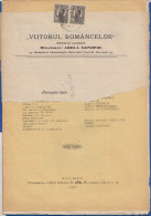 Rumänien; Wrapper 1913; Michel 220; Revista Viitorul Romancelor Nr. 1; 16 Seiten - Lettres & Documents