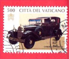 VATICANO  - 1997 - Carrozze Ed Auto Pontificie - Citroen Lictoria - 500 - US - Usados