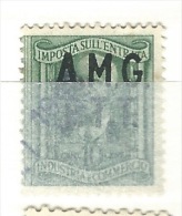 MARCA DA BOLLO REVENUE - TRIESTE AMG FTT  - IGE - CENT.10 - Revenue Stamps