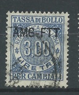 MARCA DA BOLLO REVENUE - TRIESTE AMG FTT  - PER CAMBIALI - REPUBBLICA L. 3 - Revenue Stamps