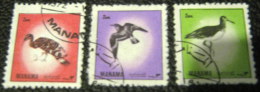 Manama 1972 Birds Part Set - Used - Manama