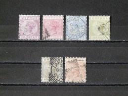 CHYPRE 1882/1886 - N° 17/22 (1) O (voir Scan) - Used Stamps