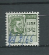 MARCA DA BOLLO- REVENUE - MARCHE INPS GALILEO LIRE 342 - Revenue Stamps