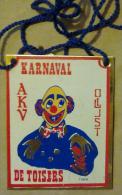 Aalst - Karnaval Oilsjt - AKV De Toisers - Plaquette In Metaal - Origineel - Nieuwstaat - Carnaval