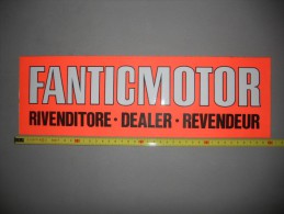 Fantic Motor Vetrofania Originale - Genuine Factory Fantic Motor Motorcycles Shop Window Sticker - Other & Unclassified