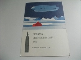 GIORNATA DELL'AEROFILATELIA 1978 CREMONA  ILLUSTRATORE G. CASTELLANI - Montgolfières