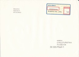 Czech Rep. / APOST (1995) 602 00 BRNO 2 (letter) Tariff. 7,00 CZK (A06574) - Lettres & Documents