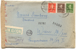 Romania, SIGHISOARA, WW2, 1944. Registered, Air Mail, Germany Censorship - World War 2 Letters