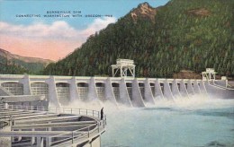 Bonneville Dam Connecting Washington With Oregon - Otros & Sin Clasificación
