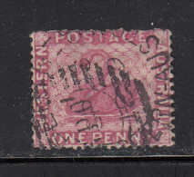 Western Australia Used Scott #25 1p Swan - Thinned - Usados